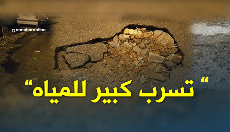 بالفيديو.. تسربات للمياه من قنوات الرئيسية تقطع الماء الشروب عن البليدة