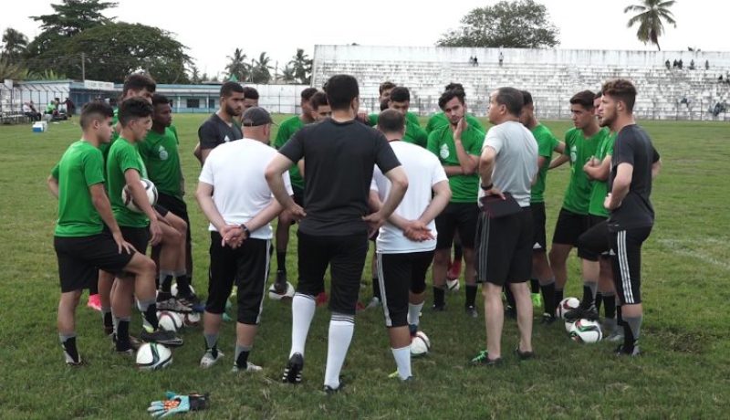 بالصور.. المنتخب الوطني (-20 عاما) يجري آخر تحضيراته لمواجهة غانا