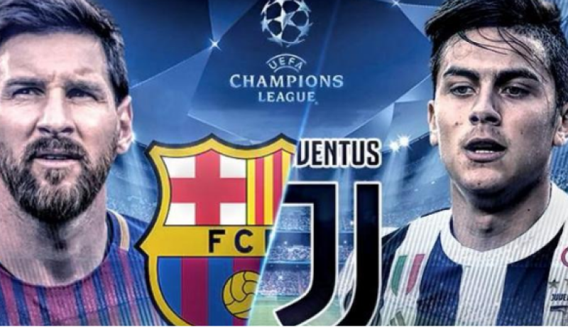 برشلونة – جوفنتوس تضيء رابطة الأبطال الليلة