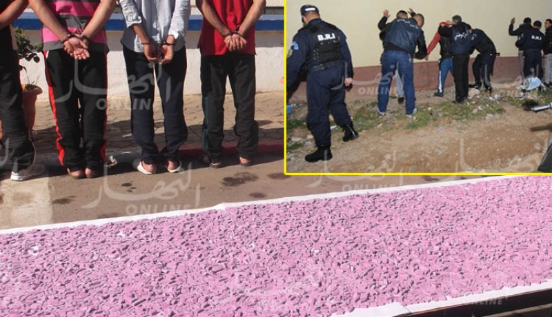 توقيف158شخص وحجز أزيد من 1500 قرص مهلوس في عمليات مداهمة بالعاصمة