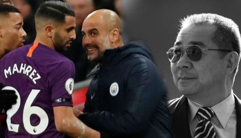 “غوارديولا”: “تحدثت كثيرا مع محرز بعد وفاة رئيس ليستر”