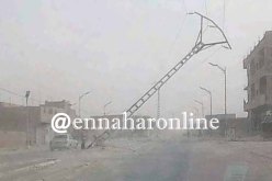 بالصور…الرياح تقتلع أعمدة الكهرباء بأدرار