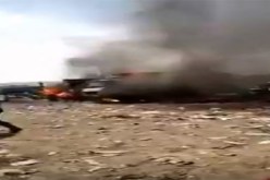 بالفيديو.. إحتراق شاحنتين بسوق الجملة للخضر والفواكه لشلغوم العيد في ميلة