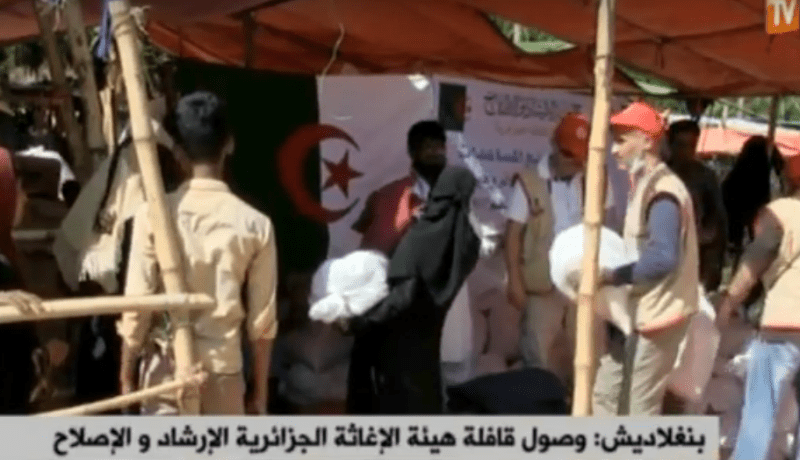 بالفيديو.. وصول قافلة الإغاثة الجزائرية إلى مسلمي الروهينغا ببنغلادش
