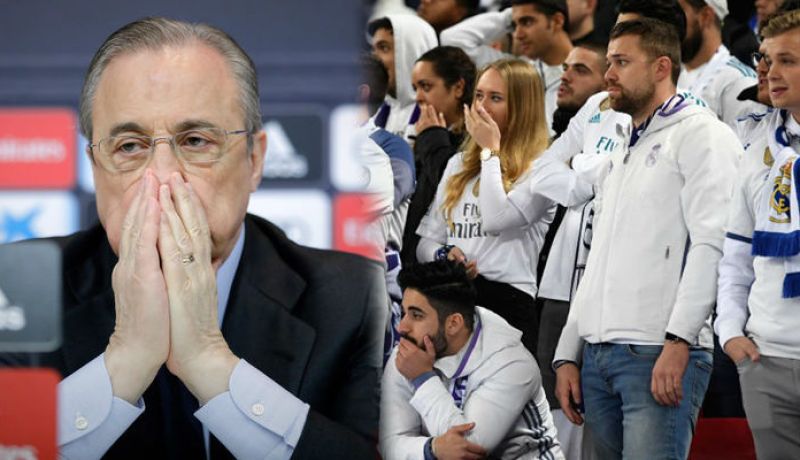 جماهير “الريال” تثور في وجه رئيس النادي !