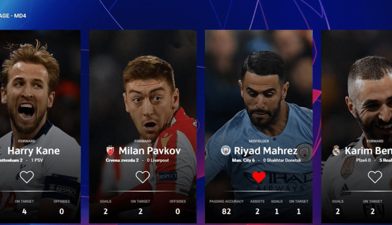 “هاري كين” يحرم “محرز” من جائزة لاعب الأسبوع في “التشامبينزليغ” !!