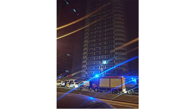 اختناق شخصين إثر حريق في وهران