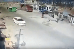 بالفيديو…أفظع حادث مرور في العالم