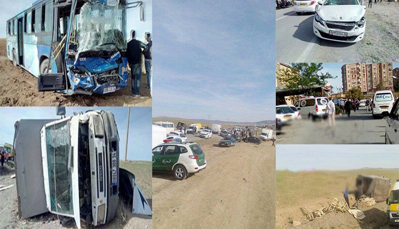 بالصور…حادث مرورخطير ببرج بوعريريج يخلف 24 جريحا