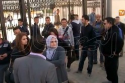 بالفيديو احتجاج طلبة المدرسة الوطنية للادارة بعد اقصائهم من الامتحان