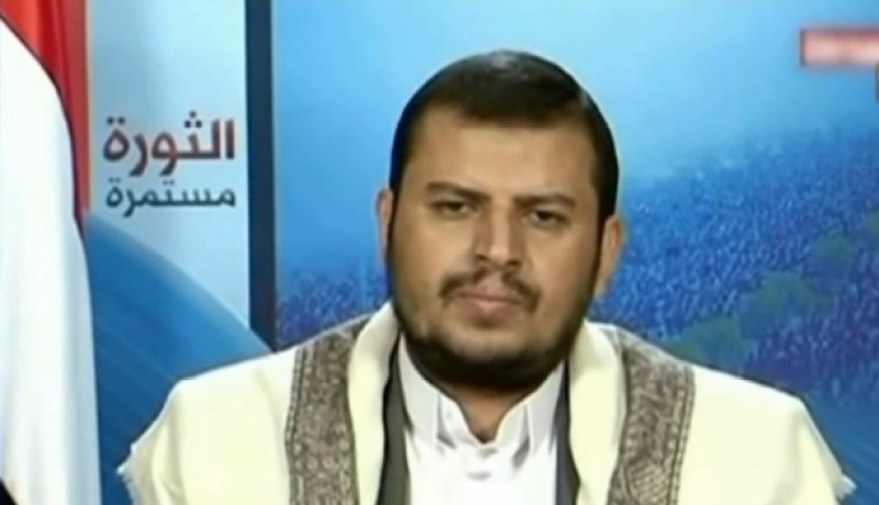 بالفيديو زعيم الحوثيين يرد على القصف السعودي في اليمن