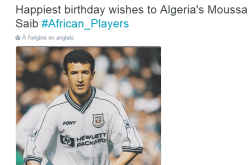 الكاف تهنَئ نجم شبيبة القبائل موسى صايب بمناسبة عيد ميلاده