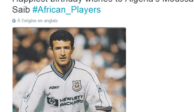 الكاف تهنَئ نجم شبيبة القبائل موسى صايب بمناسبة عيد ميلاده