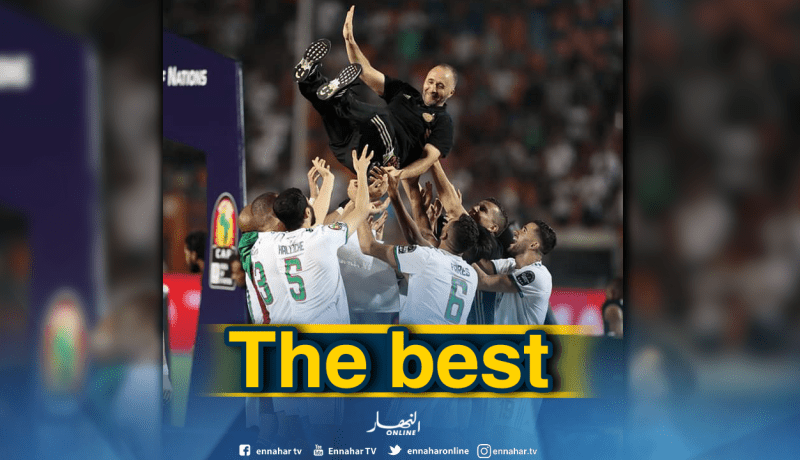 “الكاف” تُهنئ بلماضي