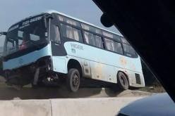 إنحراف حافلة نقل المسافرين في تيزي وزو