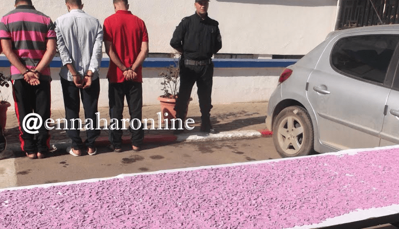 عين تموشنت: توقيف 03 أشخاص وحجز أزيد من 780 قرص مهلوس بالعامرية