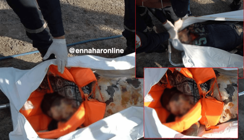 بالصور..انتشال جثتين لحراڨة شمال بني صاف