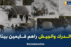 الجيش والدرك يفكون العزلة عن سكان قرية”تيروردة” بتيزي وزو