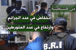 إنخفاض عدد الجرائم في ديسمبر الفارط  بقسنطينة