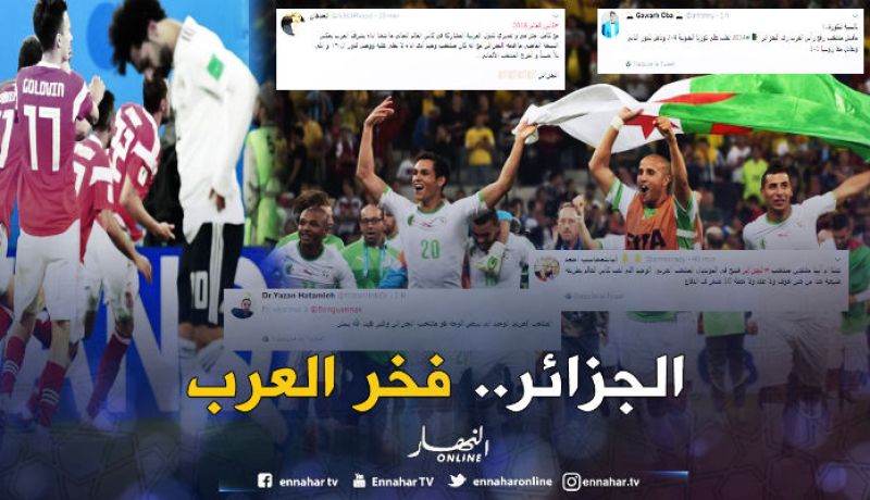 العرب يشيدون بـ “الجزائر” بعد خسارة “مصر” !!