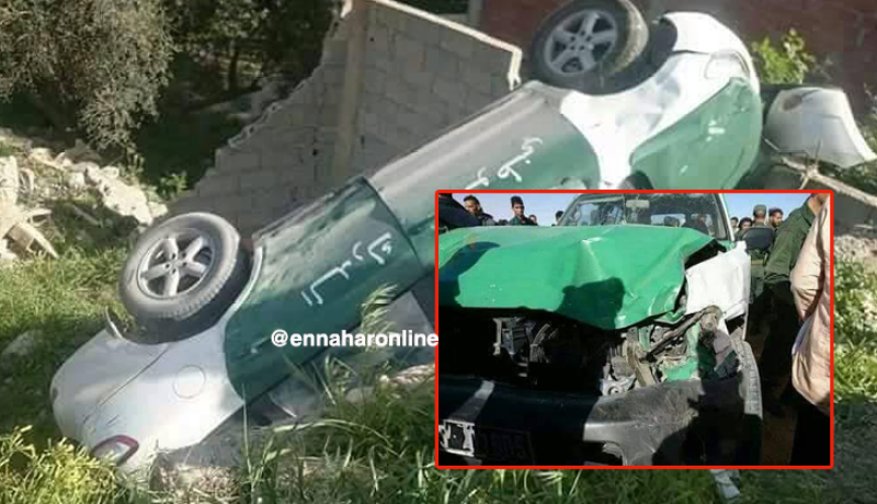 بالصور.. هلاك شخص وإصابة دركيين في حادث مرور ببجاية