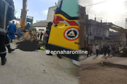 وفاة شخص وإصابة آخر بسبب سقوط رافعة ببراقي