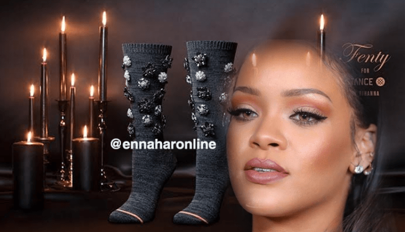 ريهانا تطلق مجموعة جديدة من الجوارب بمناسبة “عيد الحب”