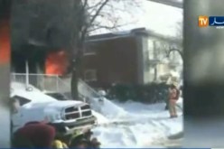 بالفيديو شاب جزائري ينقذ رب عائلة من لهيب النار في كندا