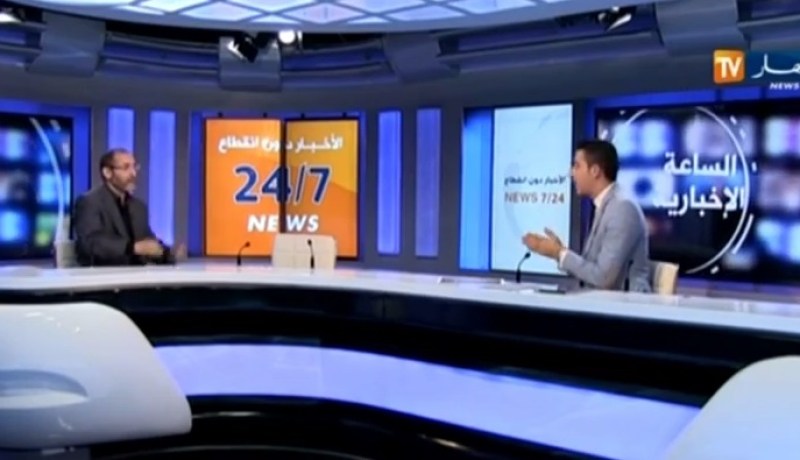 شاهد كيف رد صحفي قناة النهار TV على استفزازات عبد الرزاق مقري