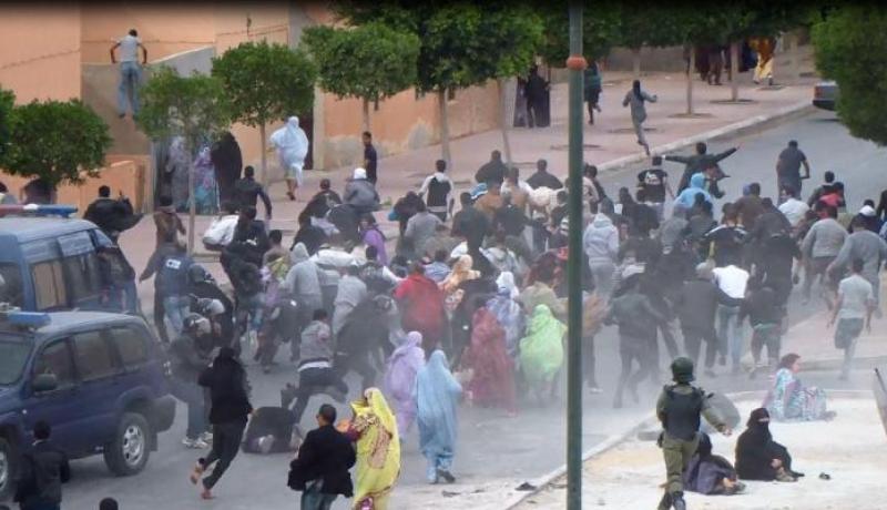 اللجنة الوطنية الجزائرية تندد بشدة بالقمع الوحشي المغربي