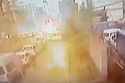 بالفيديو.. لحظة وقوع التفجير في إزمير بتركيا