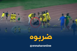 بالفيديو.. حكم يتعرض للضَرب بعد إحتسابه لهدف مشكوك فيه !