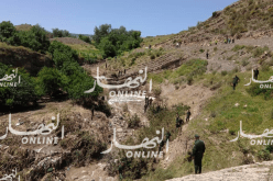 بالصور… درك سطيف يواصل البحث عن مفقود فيضانات عين الكبيرة