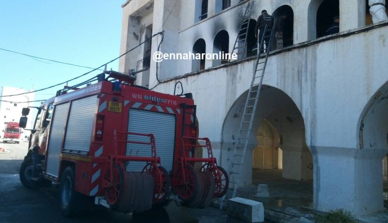 فيديو لحظة الحريق بمركب سيدي فرج