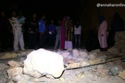 بالصور.. إنهيار جدار لأحد الأقبية ببلدية المالح بعين تموشنت