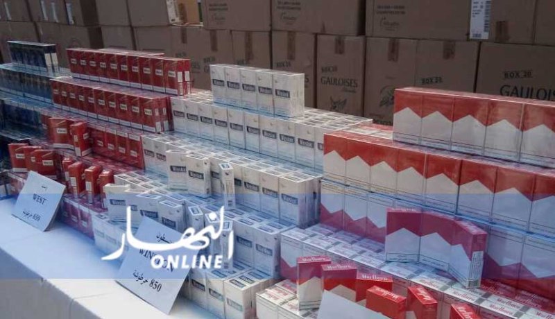 توقيف عملية تهريب 50 ألف علبة سجائر أجنبية من الحدود التبسية