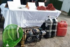 حجز 11 جهاز صيد المرجان لدى غطاسين تونسيين بالقالة