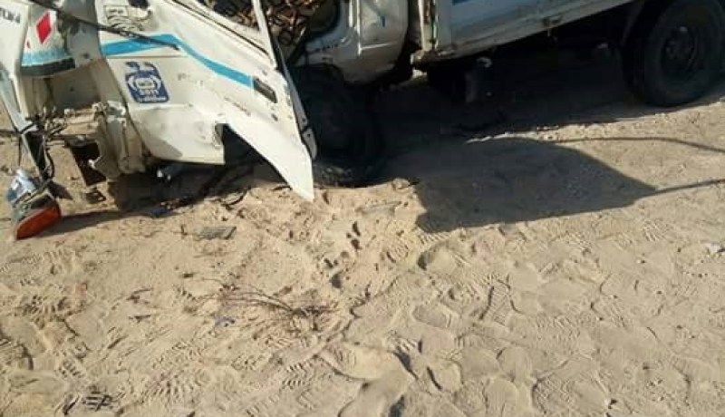 7 جرحى في اصطدام حافلة لنقل المسافرين بشاحنة في الوادي
