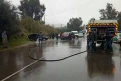 بالصور..  4 قتلى في حادثي مرور بالبويرة