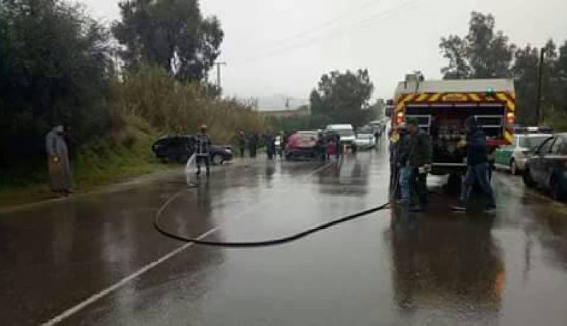 بالصور.. 4 قتلى في حادثي مرور بالبويرة