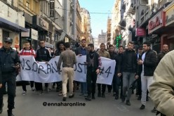 طلبة المدارس العليا في مسيرة سلمية بوهران
