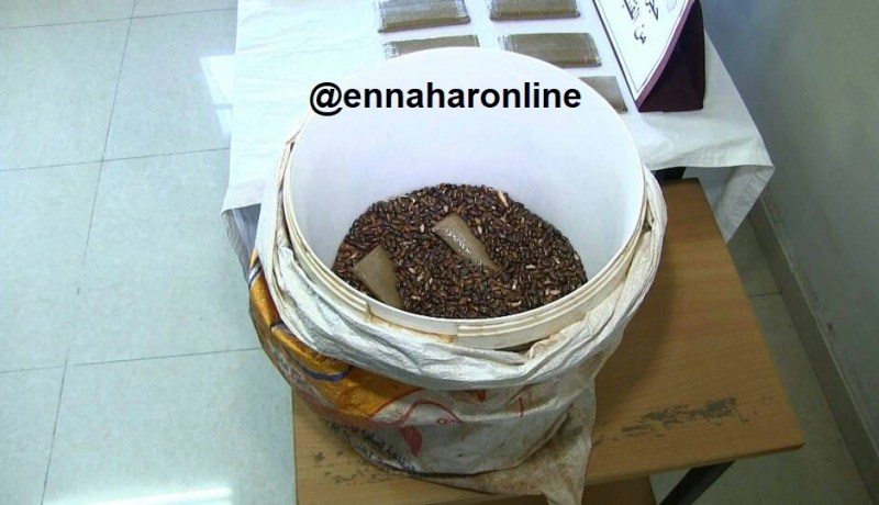 عناصر BRI تحجز كمية من المخدرات مموهة بالفاصولياء بعين تيموشنت