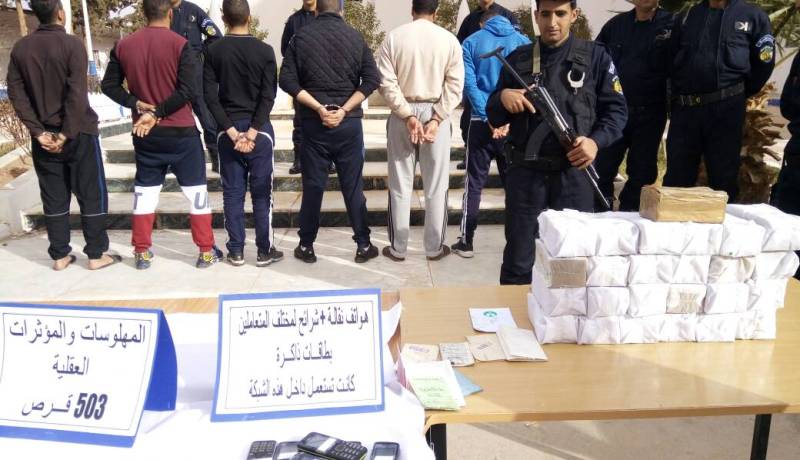 بالصور “BRI” النعامة يُطيح بشكبة دولية تهرب “الكيف” عبر الحدود