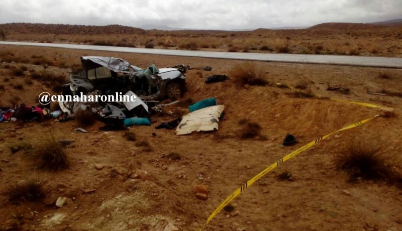 بالصور.. حادث مرور يُبيد عائلة بأكملها في المسيلة