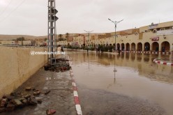 بالصور.. أمطار الربيع تغرق وسط ولاية غرداية