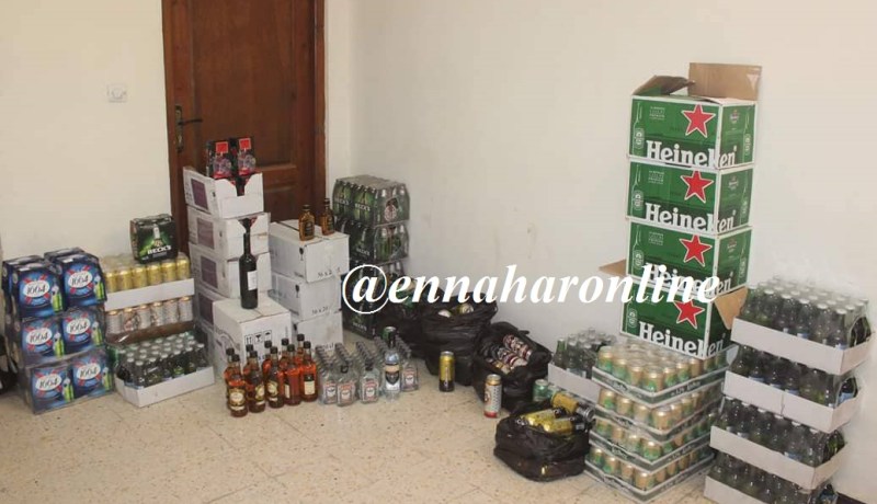 حجز قرابة 900 قارورة خمر بالوادي