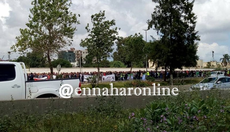 بالصور: الحرس البلدي في مسيرة بشوارع العاصمة