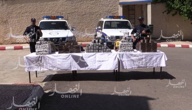 بالصور…حجز أكثر من قنطار مخدرات ببلدية بني سنوس بتلمسان