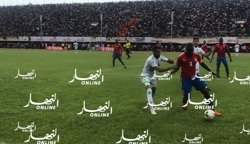 بالصور.. الشوط الأول.. المنتخب الوطني مُتعادل سلبيا ضد غامبيا