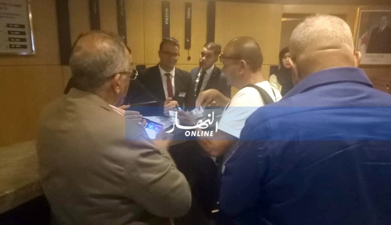 بالصور.. وفد الأهلي المصري يصل لفندق سطيف